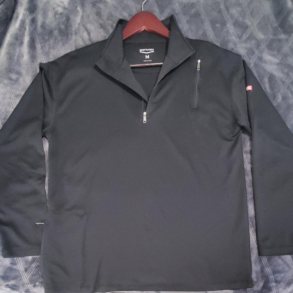 SCOTTeVEST Black Quarter-Zip Pullover - Picture 3 of 4